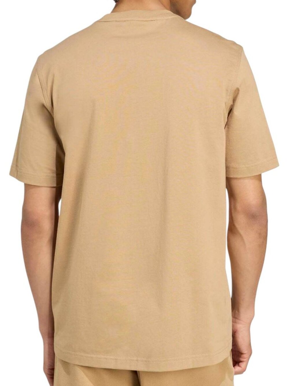 adidas Men's Trefoil Essentials Short Sleeve T-Shirt - Color: Cardboard - Picture 3 of 6